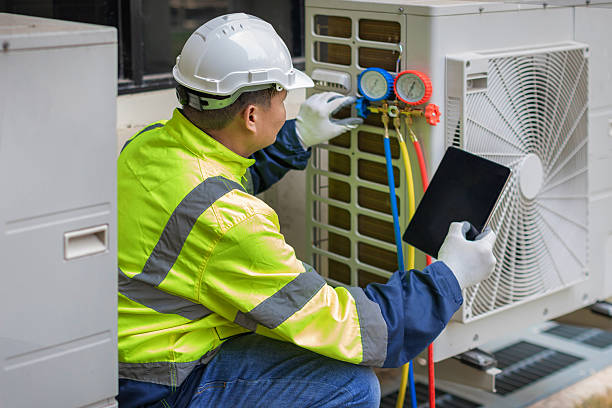 Professional Ac Installation technician working in Oriskany Falls, NY